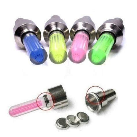 10x Bike Bicycle Led Wheel Lights Valve Lamp Valve Core Light Sale