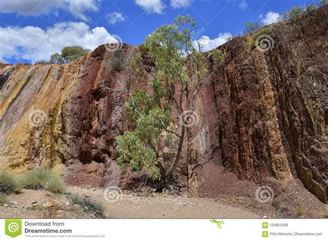 Australia Northern Territory Outback Ochre Pits Stock Photo Image