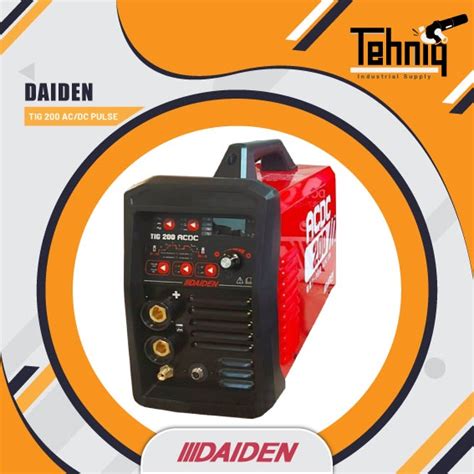 Jual Mesin Las Daiden Tig 200 Acdc Pulse Inverter Welding Trafo Las 200