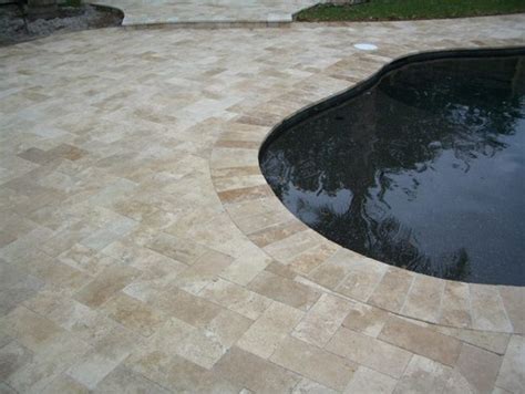 Guide Travertine Pool Coping | Alexander and Xavier Masonry