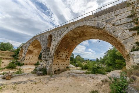 The Julien Bridge Roman Bridge Over The Calavon River Roman