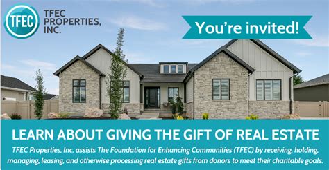 Tfec Properties Inc Real Estate Lunch And Learn The Foundation For