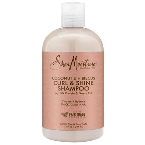 Shea Moisture Coconut And Hibiscus Shampoo Pour Cheveux Bouclés Depuis 1912 à Prix Pas Cher