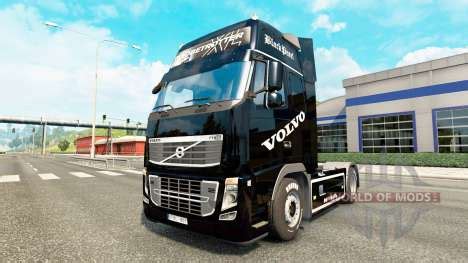 La Perla Negra De La Piel Para Camiones Volvo Para Euro Truck Simulator 2