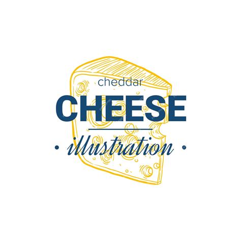 Logotipo De Queso Con Ilustración De Queso Grabado Vector Premium