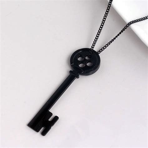 Coraline Button Key Replica Necklace Free Shipping From Abroad