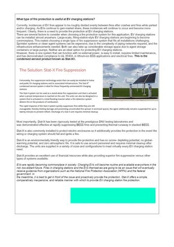 Class A Fire Suppression System For Ev Charging Stations At Best Price