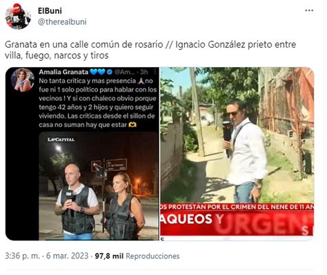 Furor por periodista de TN en Rosario Patrulla pisó su pie