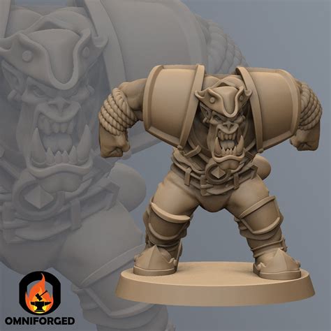 Orc Pirate Lineman Team Baorcudas Fantasy Football Punga Miniatures 3D