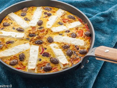 Frittata Aux Poivrons Haricots Olives Et Feta Grecque Recette Par