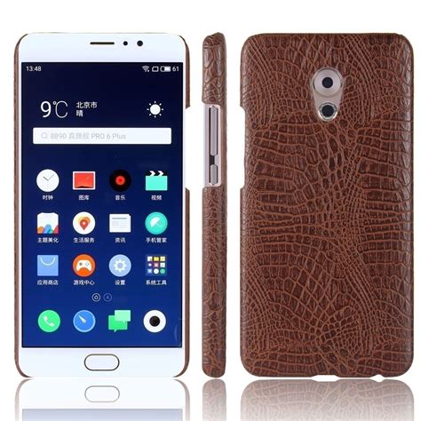 Crocodilo De Luxo Padr O De Couro De Cobra Caso Para Meizu Meizu Pro