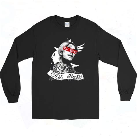 Rip Lil Peep Cry Baby S Style Long Sleeve Shirt Sclothes