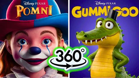 Enter The Vr Theater 🎪 360° Video Showcasing Ai Pixar Movie Posters For The Amazing Digital