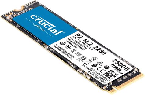 Crucial CT250P2SSD8 P2 250GB NVMe M 2 2280 PCI Express 3 0 X4 Solid