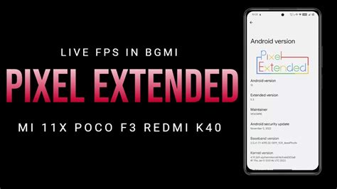 Pixel Extended Android Live Fps Test Mi X Poco F Redmi K Youtube