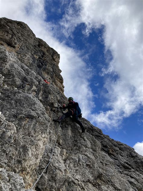 Dolomiten Sellagruppe Boèseekofel Piz da Lech via Klettersteig