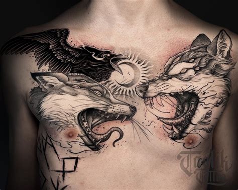 Details more than 84 two wolves story tattoo best - in.cdgdbentre