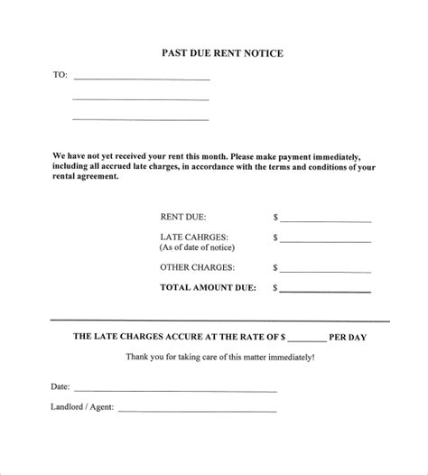 Free 7 Past Due Letter Templates In Pdf