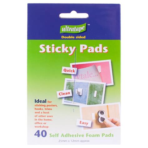 Ultratape Double Sided Sticky Pads Uk Yorkshire Trading Company