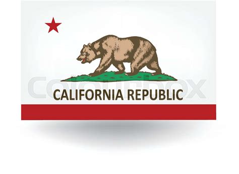 California State Flag | Stock vector | Colourbox