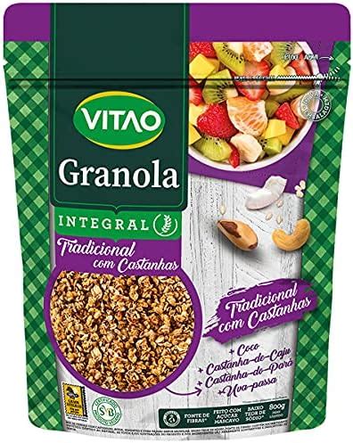 Granola Tradicional Original Vitao 800G Amazon Br