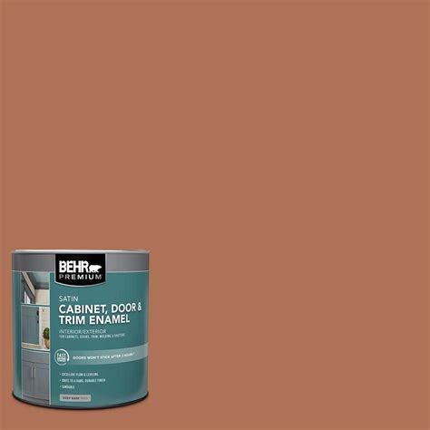 Behr Premium Qt Ppu Glazed Pot Satin Enamel Interior Exterior