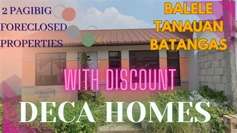 EP37 DECA HOMES TANAUAN BATANGAS 2 PAGIBIG FORECLOSED HOUSES BIG LOTS