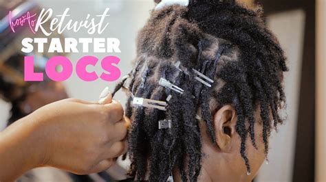 How To Retwist Locs Two Strand Twist Starter Locs On 4c Hair Starter Locs 4c Hairstyles