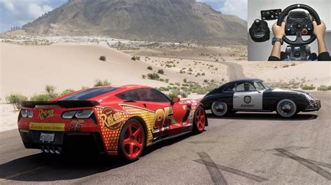 Lightning Mcqueen Police Chase Cars Movie Forza Horizon 5