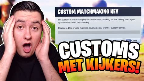 Custom Games Met Kijkers Speel Mee En Win Fortnite Battle Royale