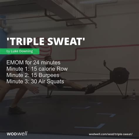 Triple Sweat Workout Functional Fitness Wod Wodwell Crossfit