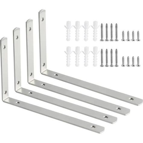 Équerres Étagère De Fixation Murale Console Emboutie En Métal Support D