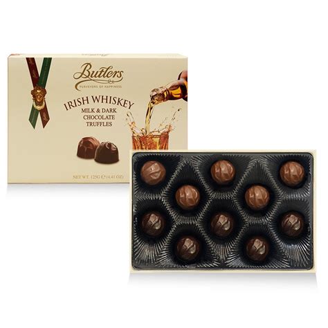 Butlers Irish Whiskey Milk & Dark Chocolate Truffles | World Wide Chocolate