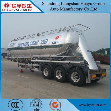 3 Alxe 40cbm 45 Cbm Dry Bulk Cement Tanker Cement Bulker Tank Semi