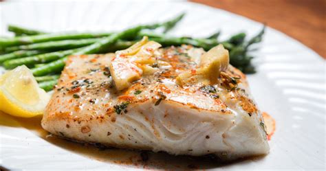 Pan Seared Halibut With Lemon Butter And Artichokes Minutes Recipe