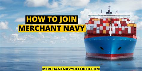 How To Join Merchant Navy Merchant Navy Decoded