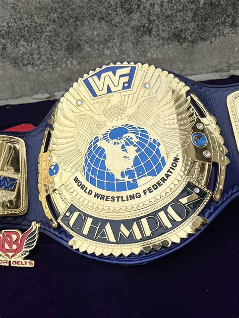 WWF Block Logo Championship Title Belt – NoorBelts