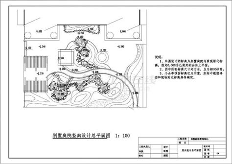 某地区别墅庭院景观绿化设计施工图纸园林建筑土木在线