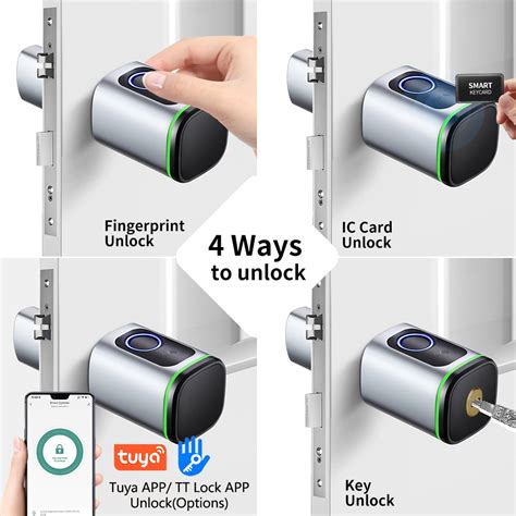 Raykube S1 Tuya Ble Tt Lock Smart Electronic Door Lock With Fingerprint And Diy Cylinder Core