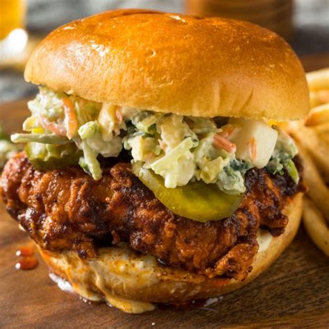 Nashville Chicken Sandwich Best Crispy Fried Chicken Sandwiches In