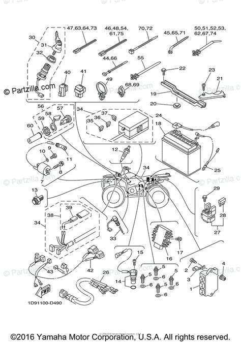 Yamaha Kodiak Parts Diagram General Wiring Diagram