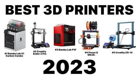 Best 3d Printers 2023 Youtube