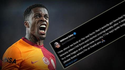 Galatasaray da Wilfried Zaha dan olay sözler Taraftara cevap verdi