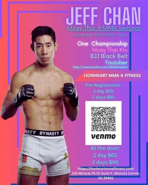 Jeff Chan Muay Thai & MMA Seminar | Lionheart MMA & Fitness, Moncks ...