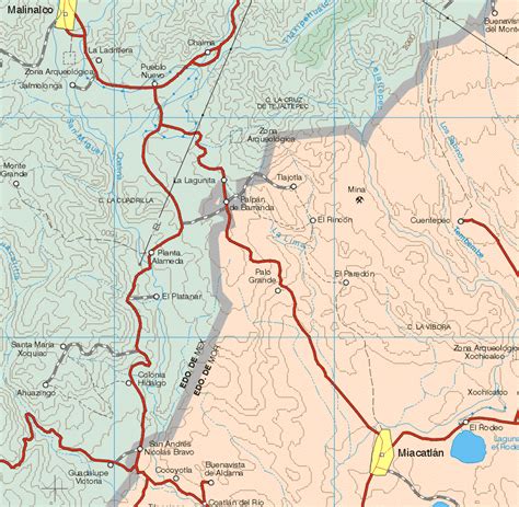 Mapa De Morelos Mexico 5 Map Of Morelos Mexico 5