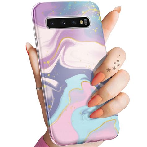 Etui Do Samsung Galaxy S10 Plus Wzory Pastele Ilustracja Kolory Obudowa