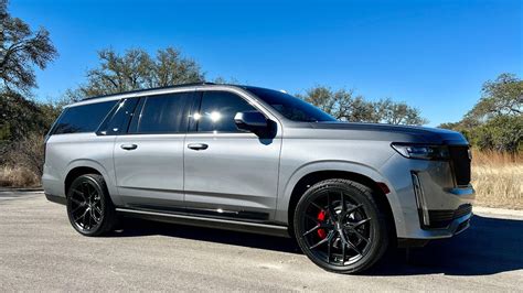 2022 Cadillac Escalade With 24 Vossen Hf6 4 Wheels Youtube