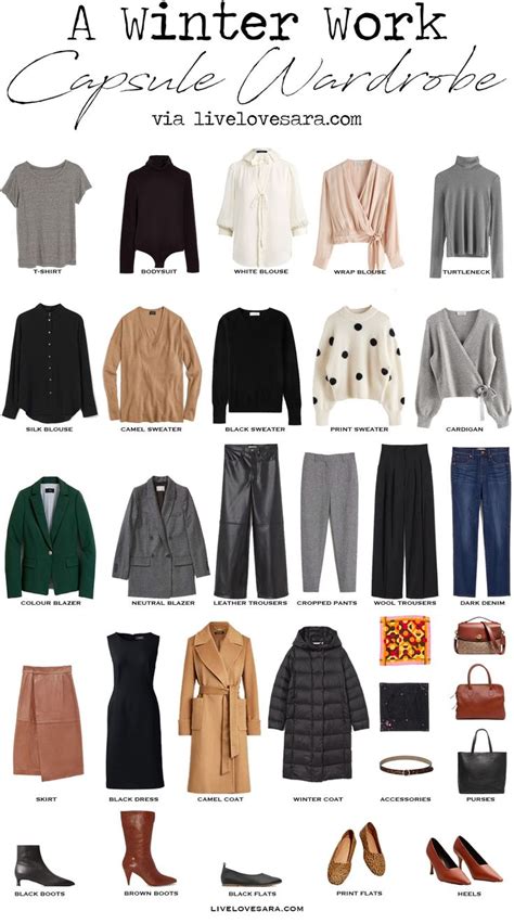 How To Build A Winter Work Capsule Wardrobe Fall Capsule Wardrobe