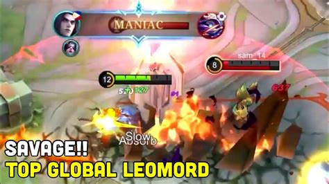 Savage Top Global Leomord Avory Mlbb Youtube