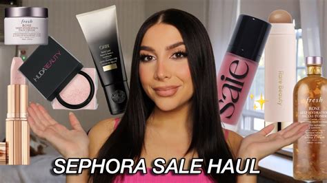 Sephora Vib Sale Haul All Of The Goodies I Got 😍 Youtube